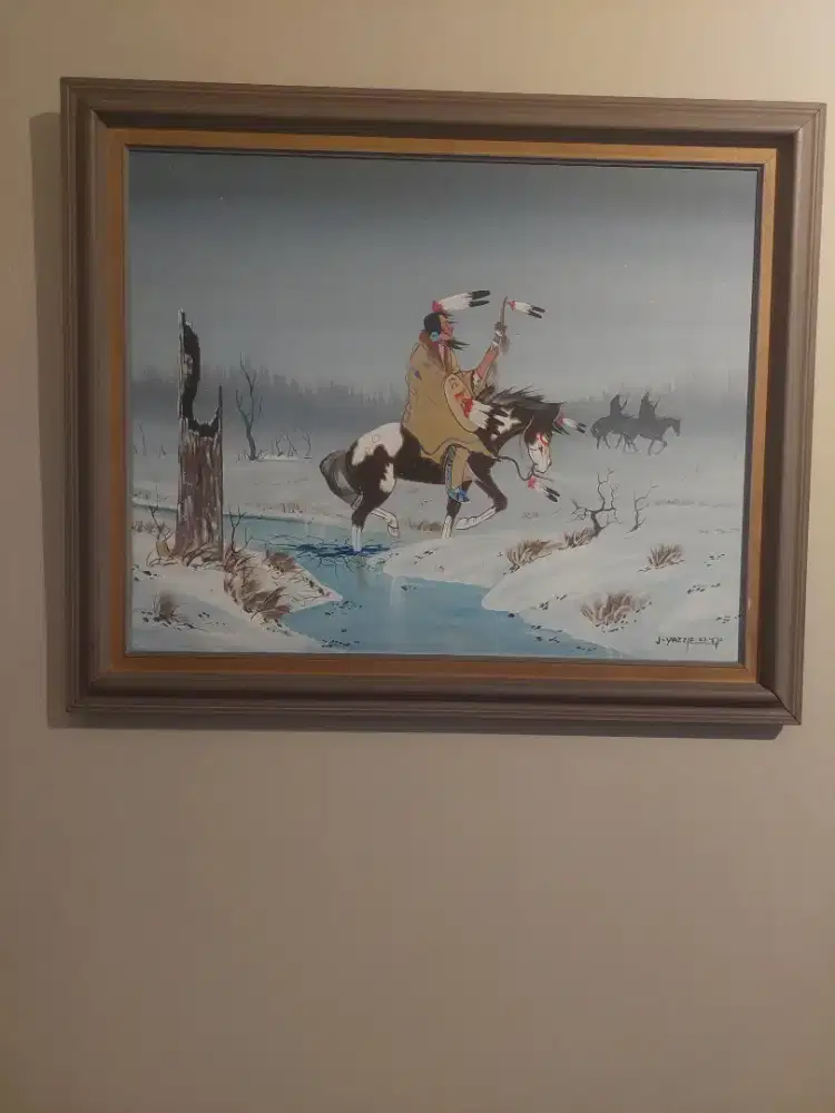 Lukisan Indian Horse