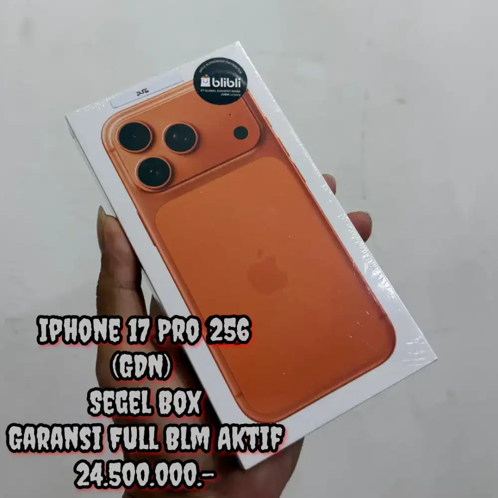 Iphone 17 Pro 256 (GDN) Segel Box