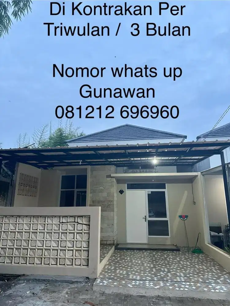 Disewakan Rumah Mewah & Bersih ( Harga Murah )