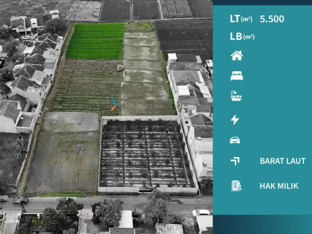 Dijual Tanah Selangkah ke Jalan Utama di Jl Zentana Karangploso Malang