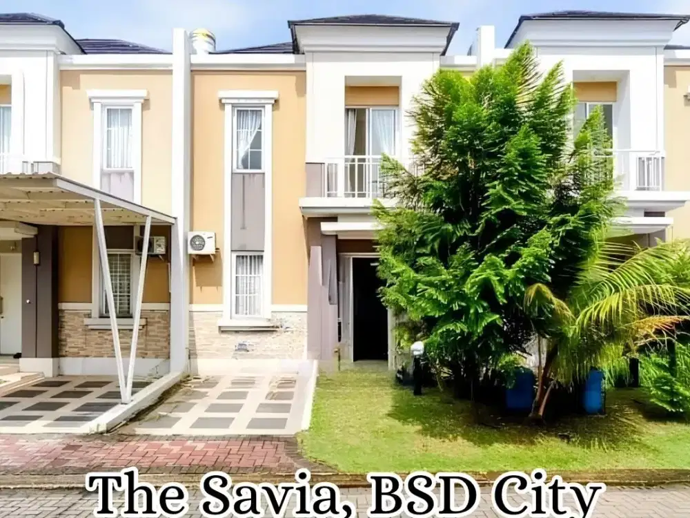 Jual Rumah Di The Savia Nusa Loka BSD Serpong Dekat Bintaro Dan CIputat