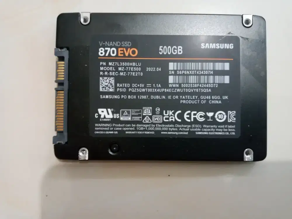 Samsung ssd evo 870 500gb