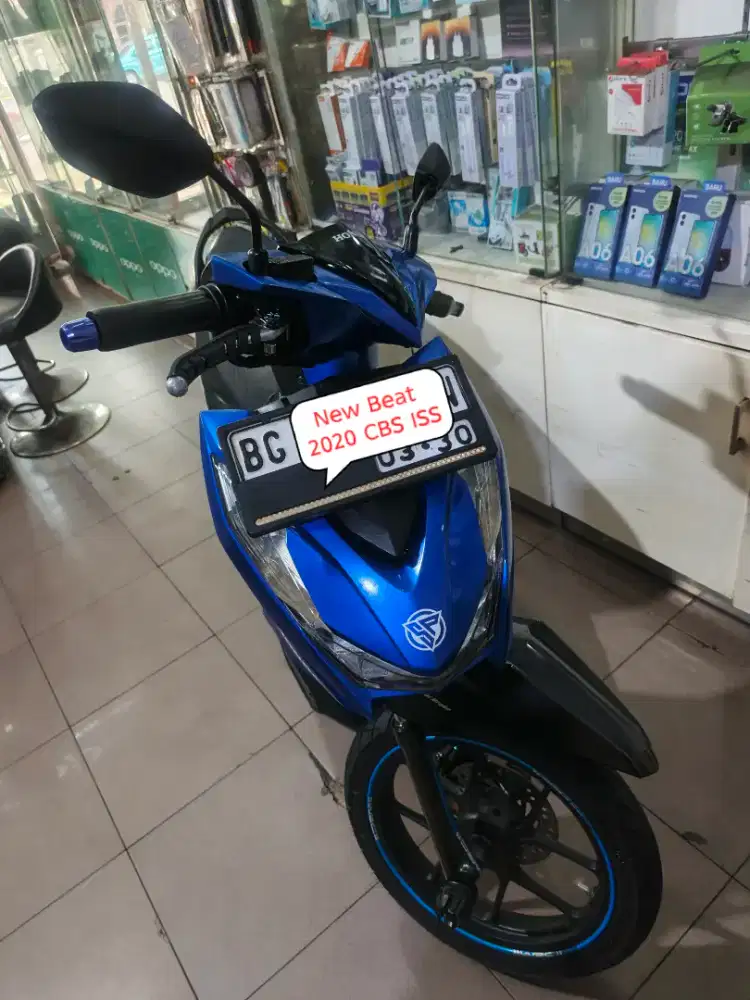 Honda NewBeat 2020 CBS ISS Lengkap mulus nominus tinggal pakai ganteng