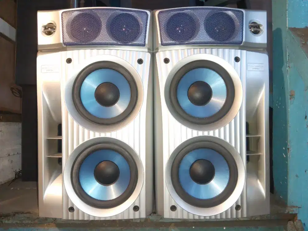Kenwood Subwoofer Dobel Woofer 140 watts RMS, full ori, box utuh, Jpn