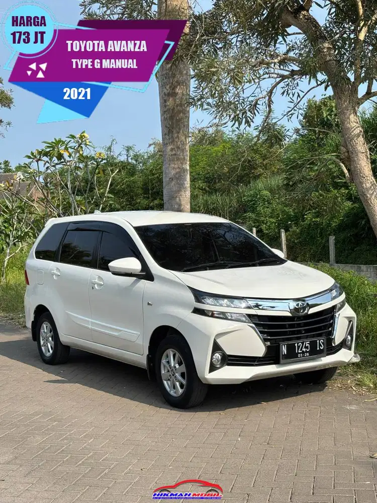TOYOTA AVANZA G 2021 MANUAL
