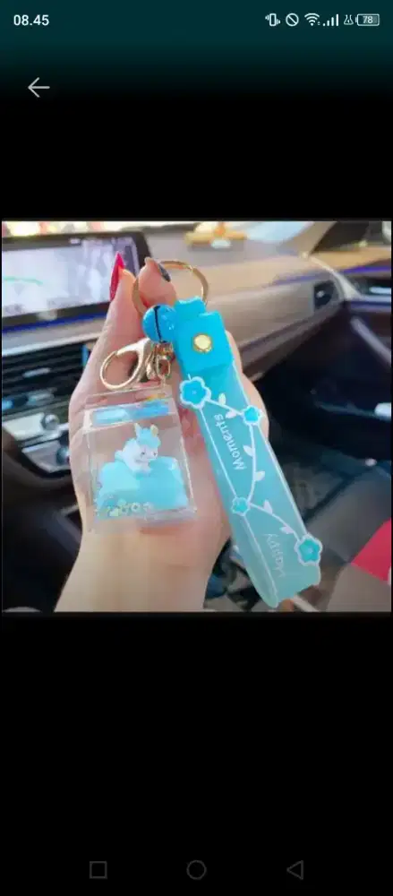 Gantungan kunci untuk tas wanita