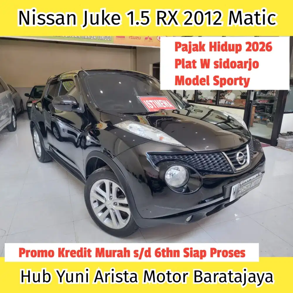 Nissan Juke RX 1.5 Matic 2012 PajakHidup Keyless Siap Pakai Terawat