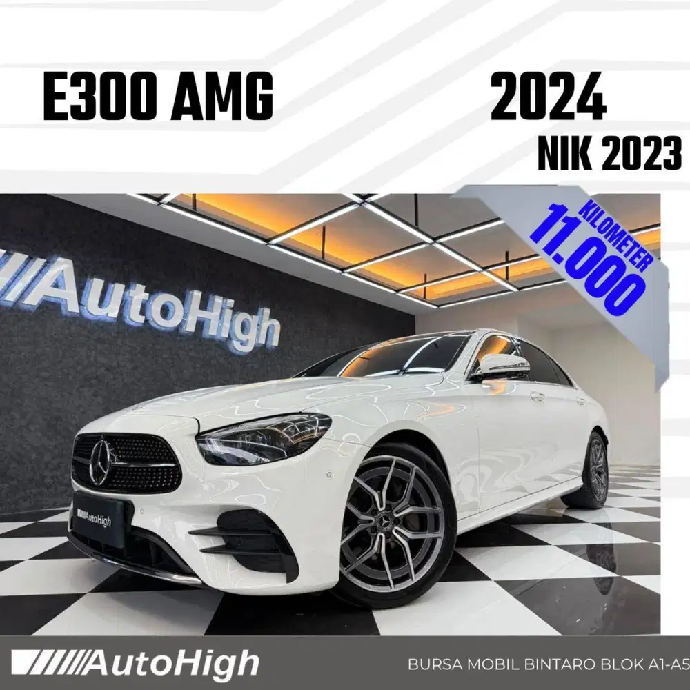 DP10% [Km11.000] E300 AMG 2023 White Reg 2022 #AUTOHIGH