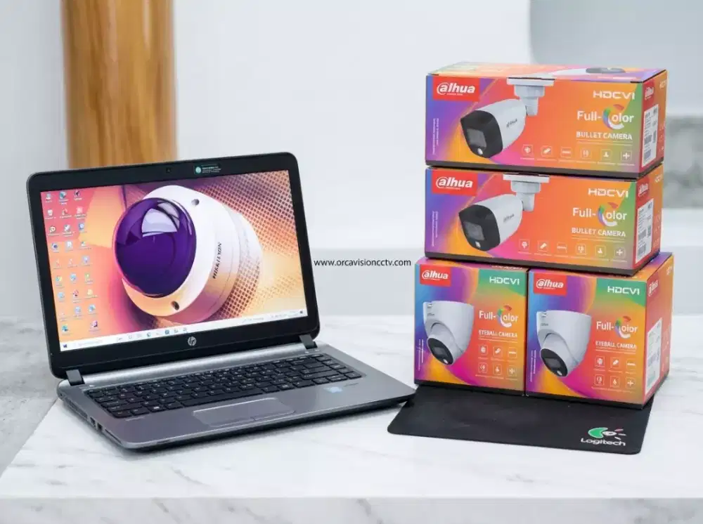 Paket cctv murah dahua full color malam tetap berwarna