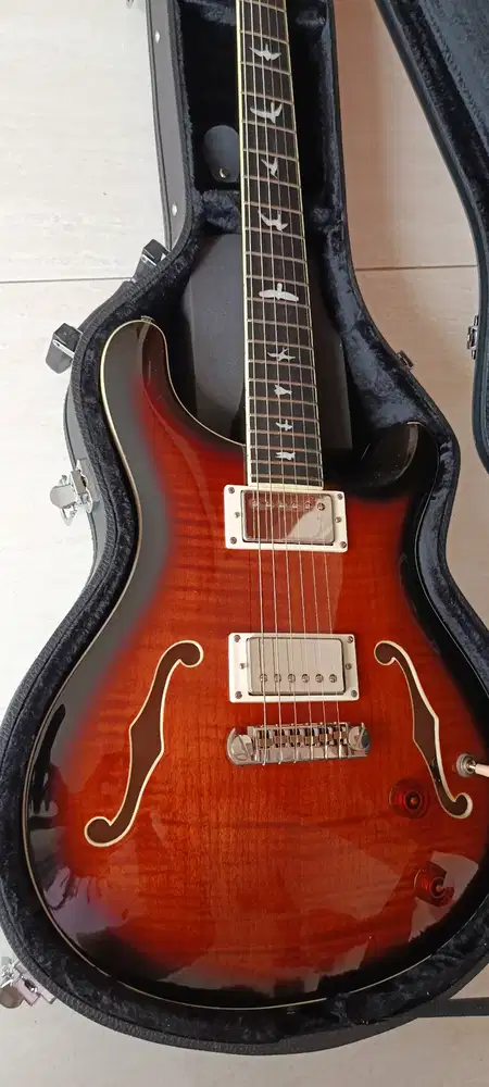 PRS Hollowbody Ii Black Gold Burst