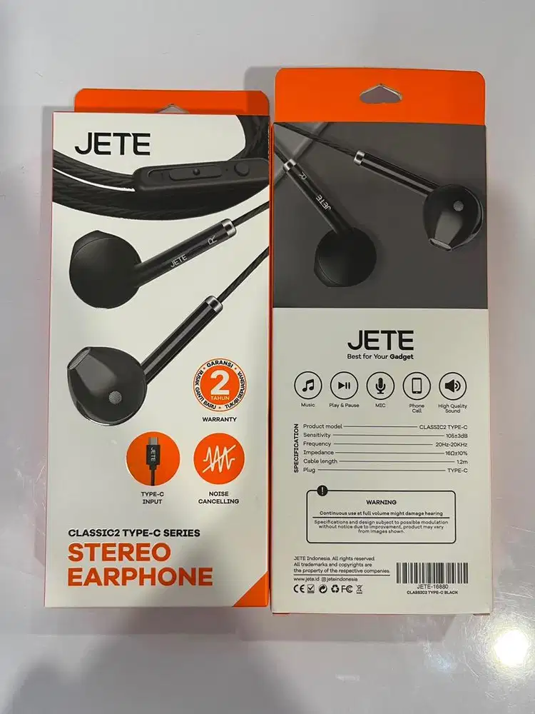 HF Cable Jete Classic 2 Type C Series Black