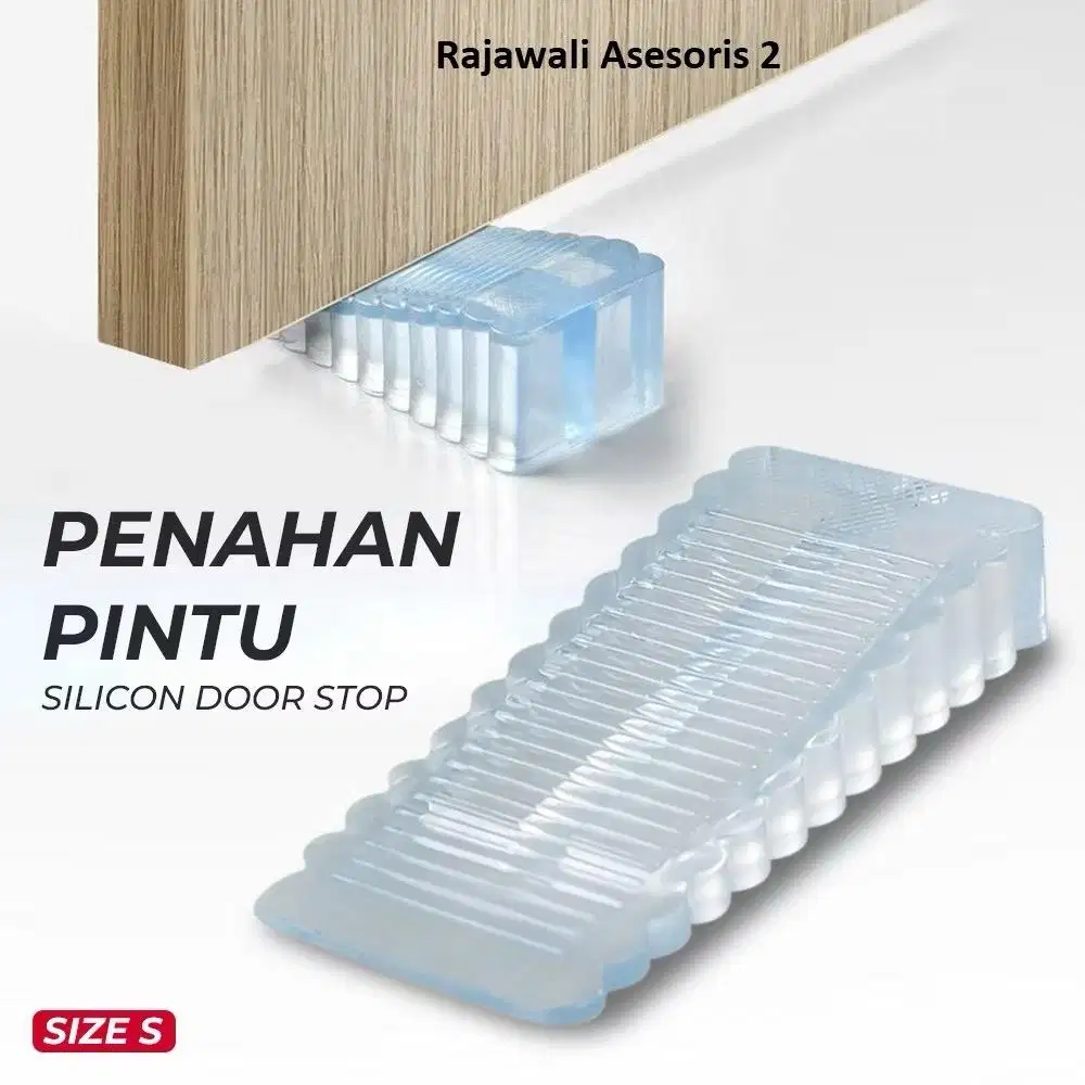 Penahan pintu silikon bening door stop, silicon door stop