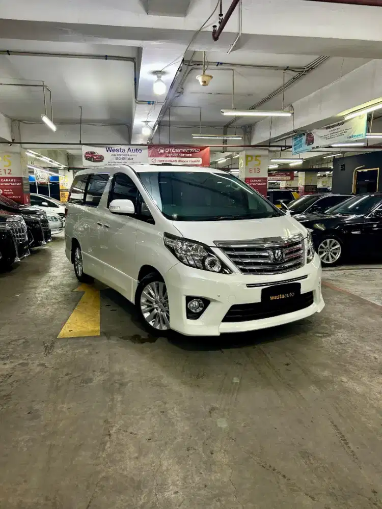 Low KM Toyota Alphard 2.4 SC AT 2013 nik 2012