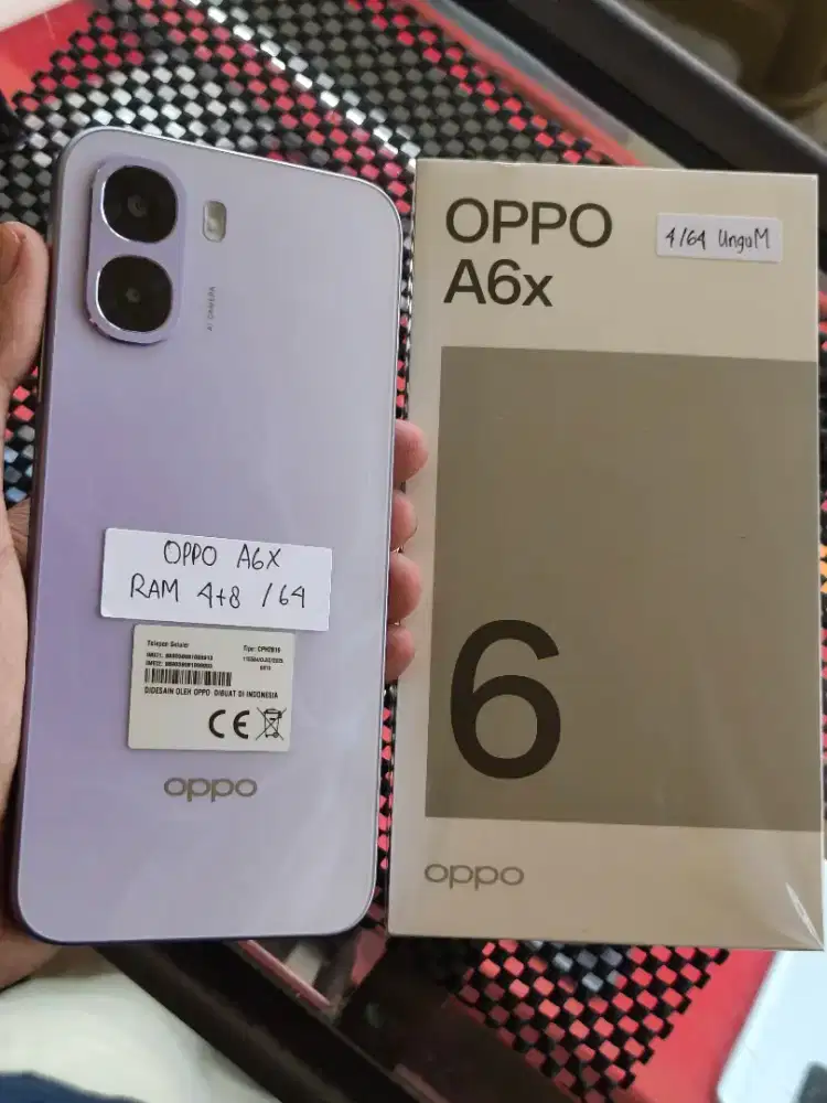 OPPO A6X RAM 4+8/64