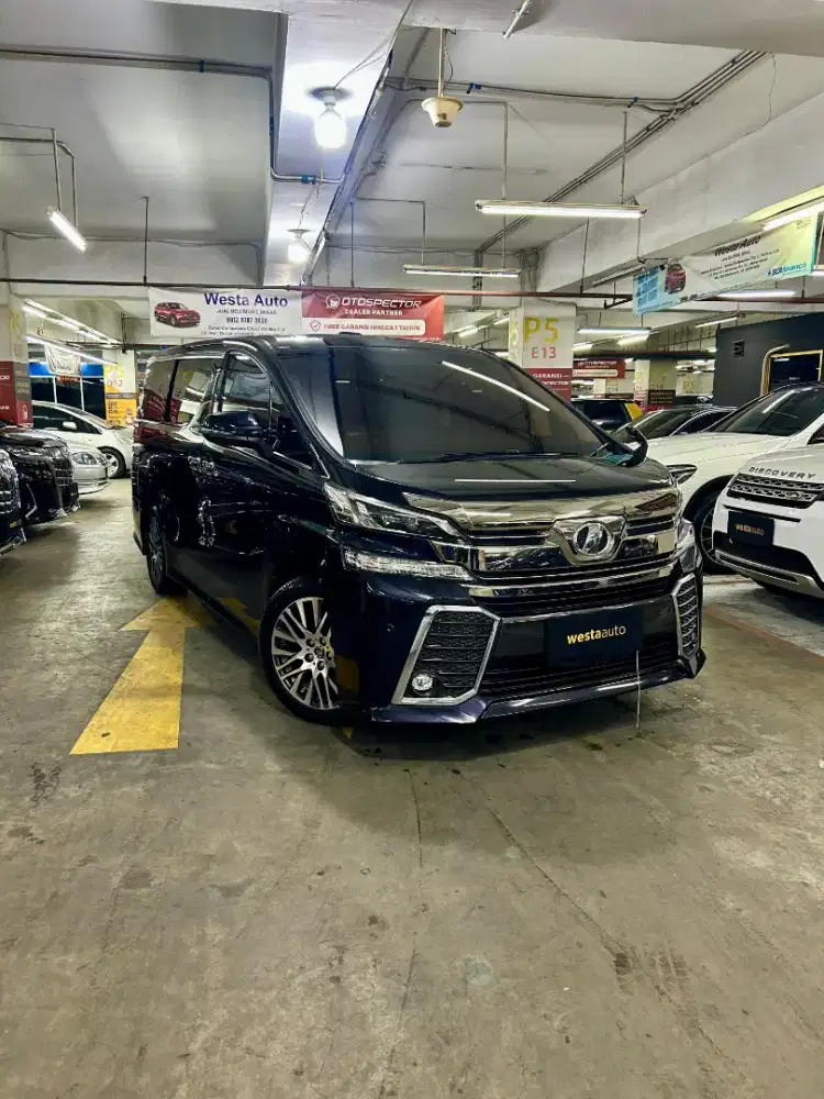 KM 34rb Toyota Vellfire 2.5 ZG CBU 2016 Like New 2017