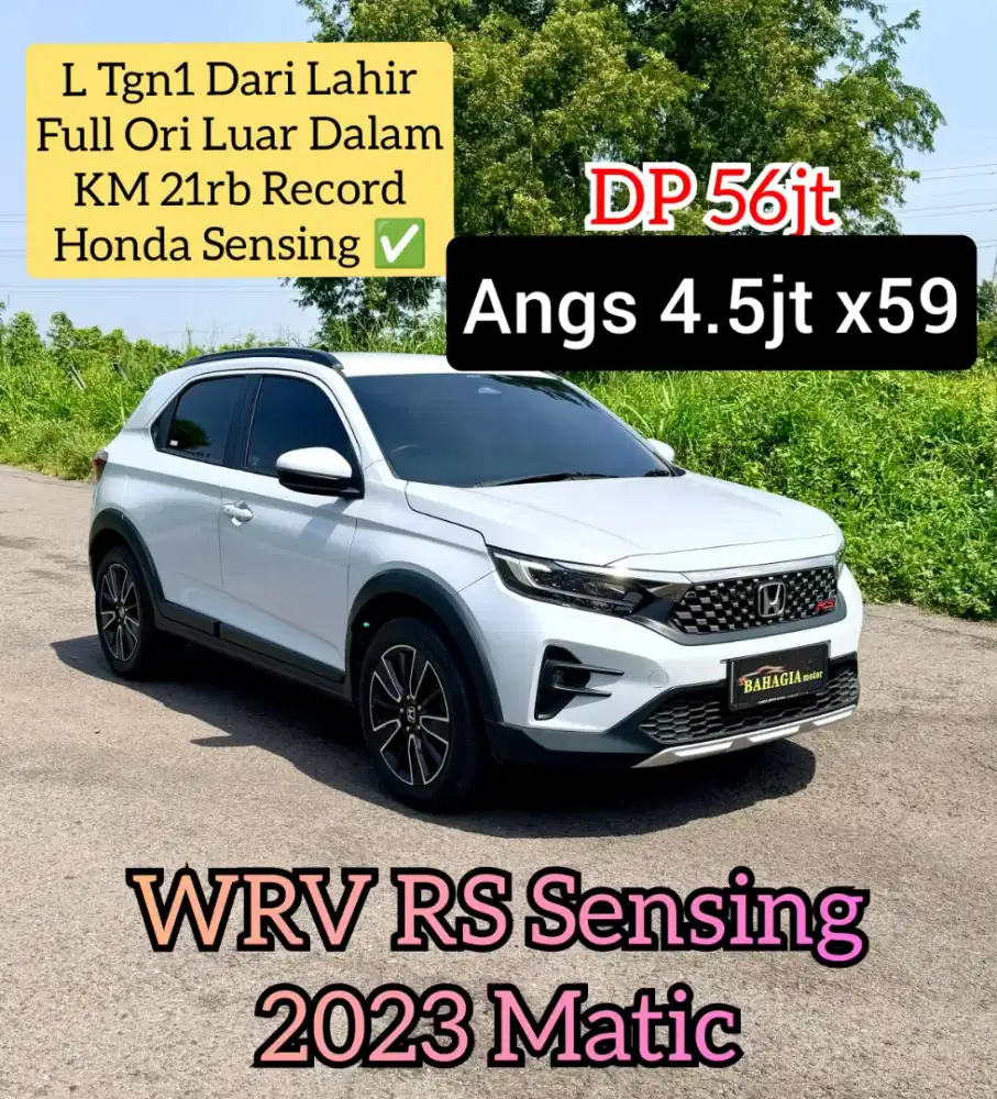 (Km 20rb) WRV RS 2023 Sensing Matic Putih Raize 2022 E CVT Prestige