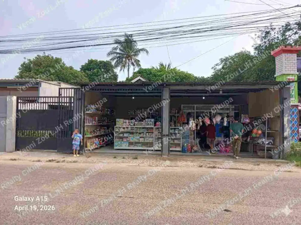 DIJUAL / DISEWAKAN: Rumah Strategis + Ruang Usaha di Pinggir Jalan Utama Aria Wasangkara, Tigaraksa