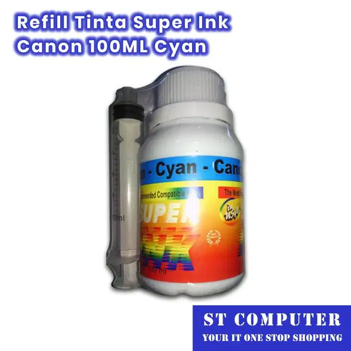 Refill Tinta Super Ink Canon Cyan 100ML