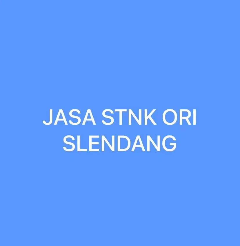 Biro jasa stnk bpkb