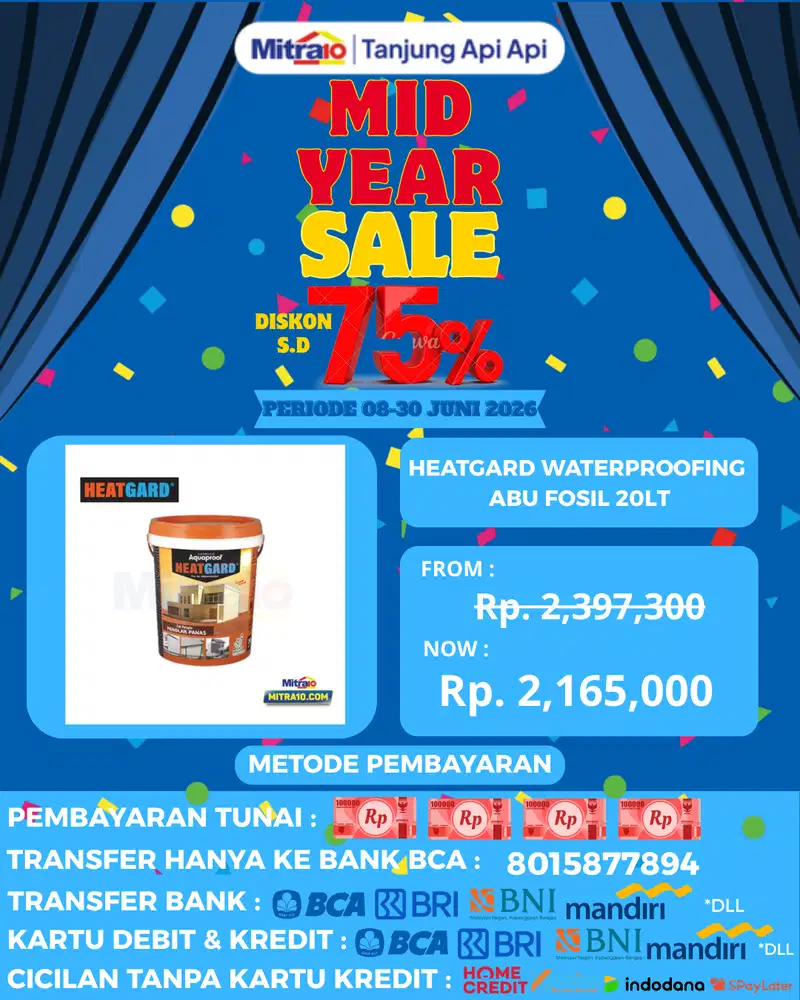 HEATGARD WATERPROOFING  ABU FOSIL 20LT