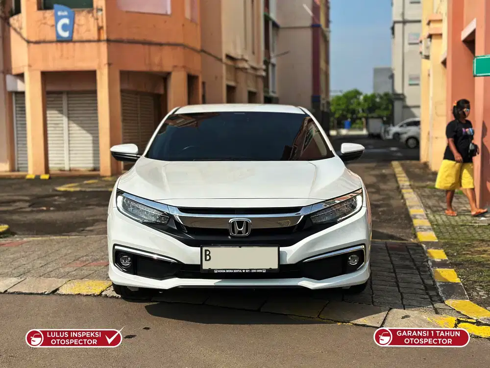 Dp minim civic 1.5 ES turbo 2019 sedan new honda putih non hatchback