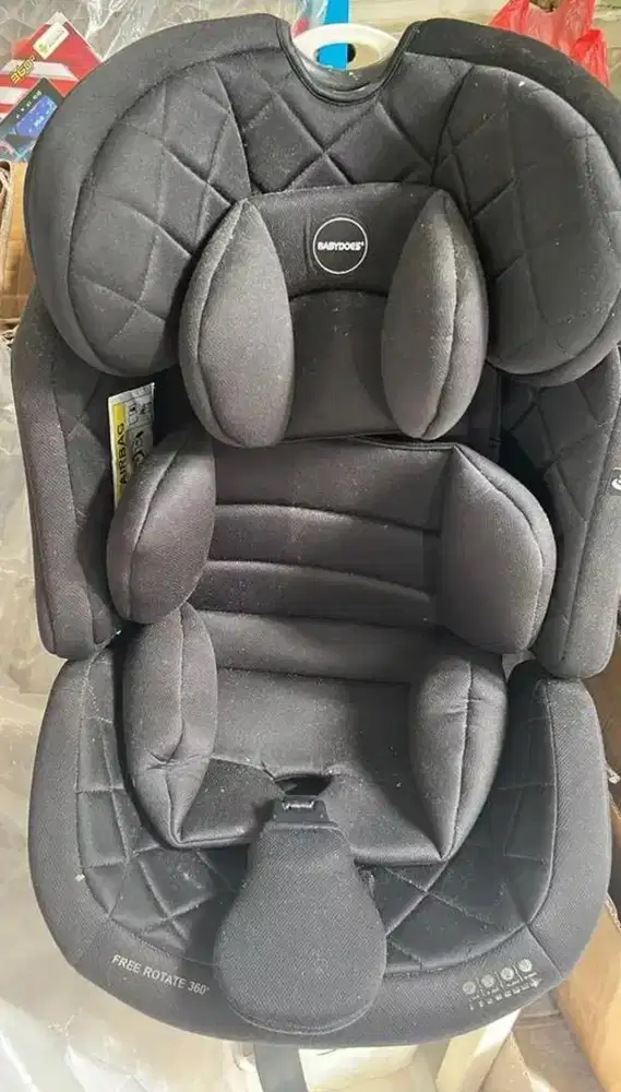 Baby chair BABYDOES BLACK HITAM