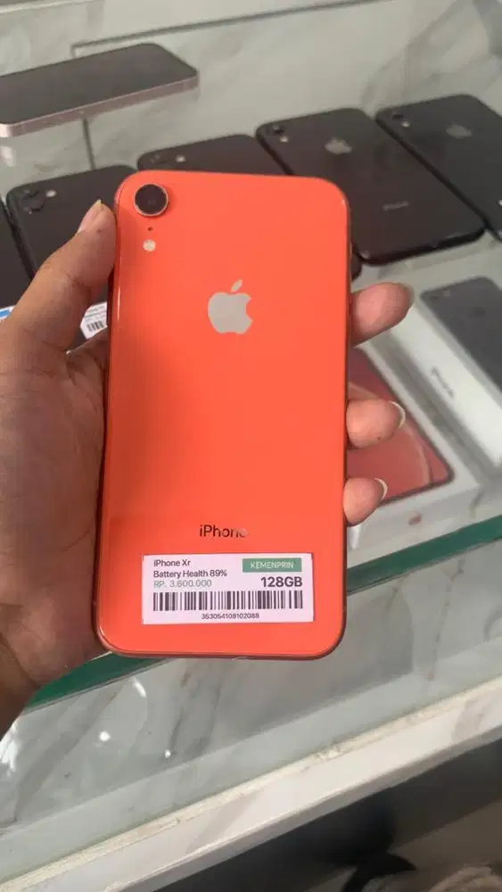 Iphone Xr 128GB Kemenprin Fulset mulus normal