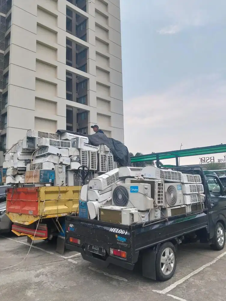 Terima ac bekas rusak mati