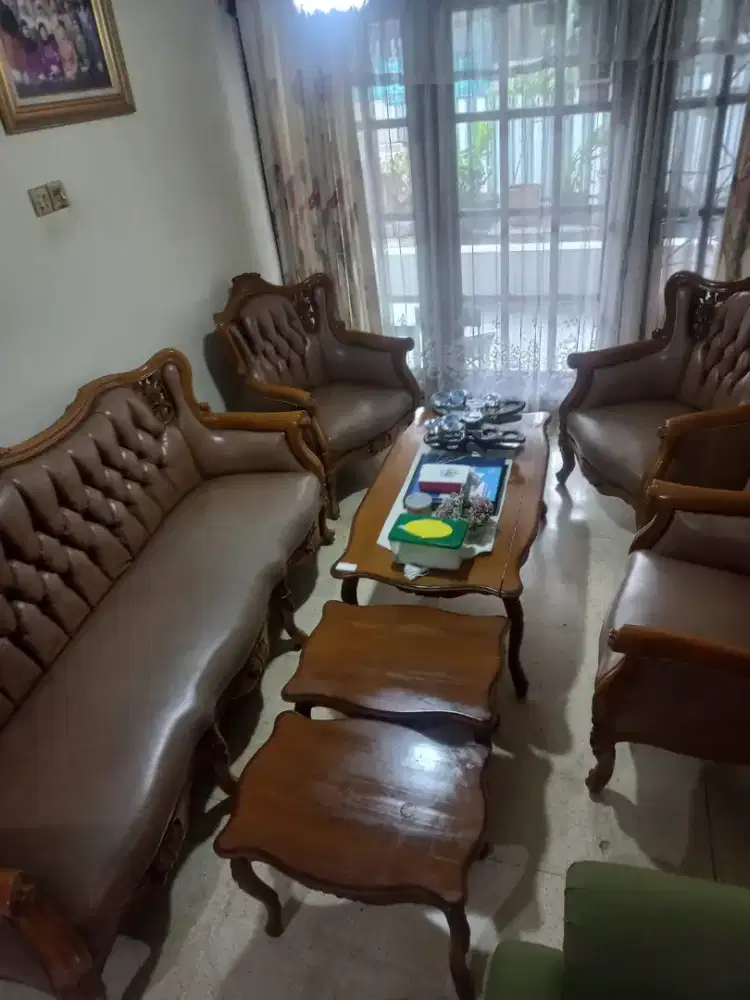 Dijual kursi tamu kayu jati