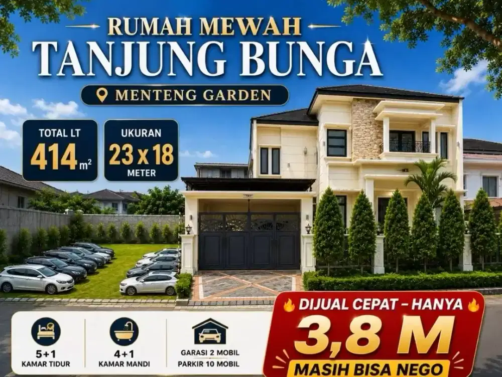 JUAL RUMAH PREMIUM FULL FURNISH.3MENIT KE SGS,5MENIT KE TSM..NEGO