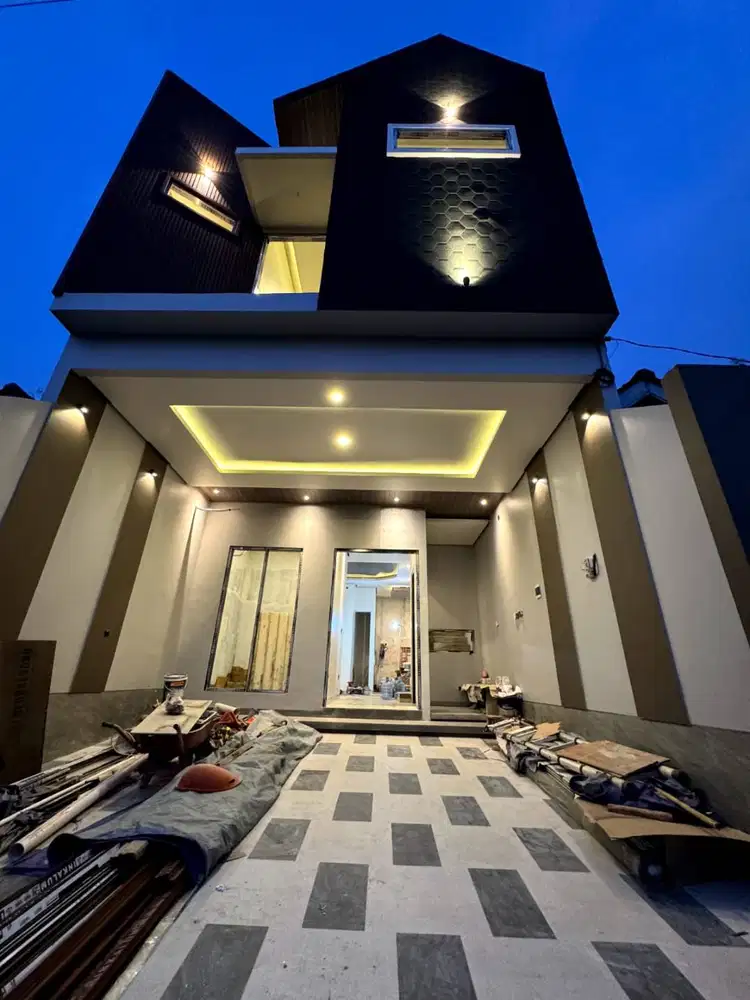 Jual cepat Rumah Baru !! bangunan bagus estetik bebas banjir pamulang