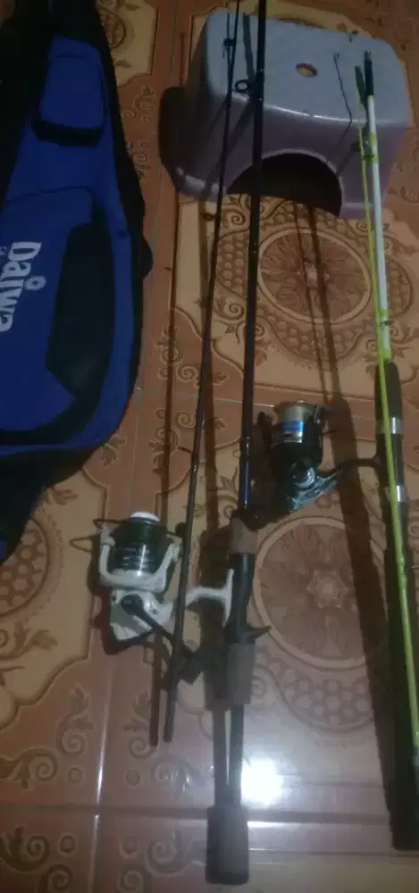 Reel dan stik pancing 2 set
