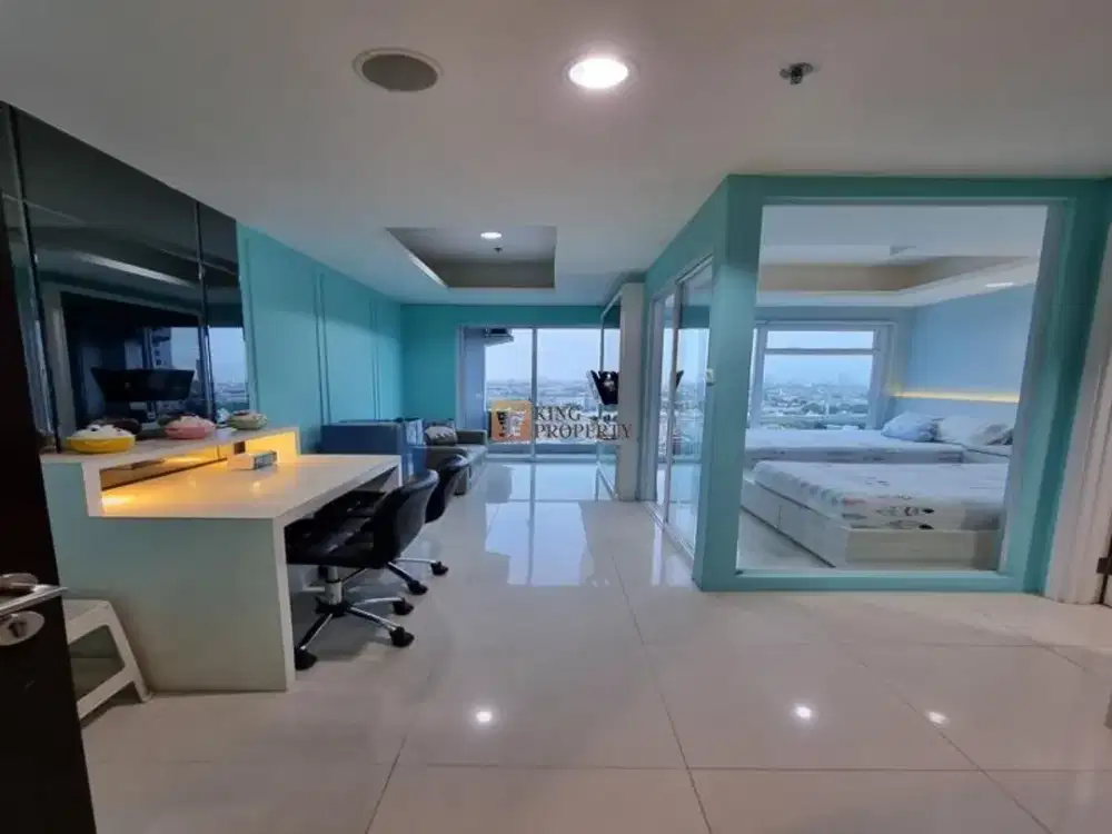 1BR Apartemen Puri Mansion – Modern Minimalist Contemporary Design, Full Furnish, Terdekat Puri Indah Mall & Tol JORR