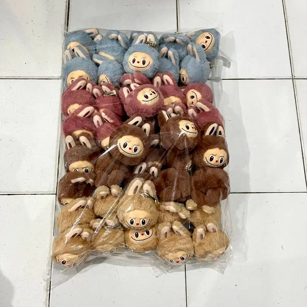 PAKET USAHA GANTUNGAN KUNCI BONEKA LUCU KEPALA DARI BKK BANGKOK
