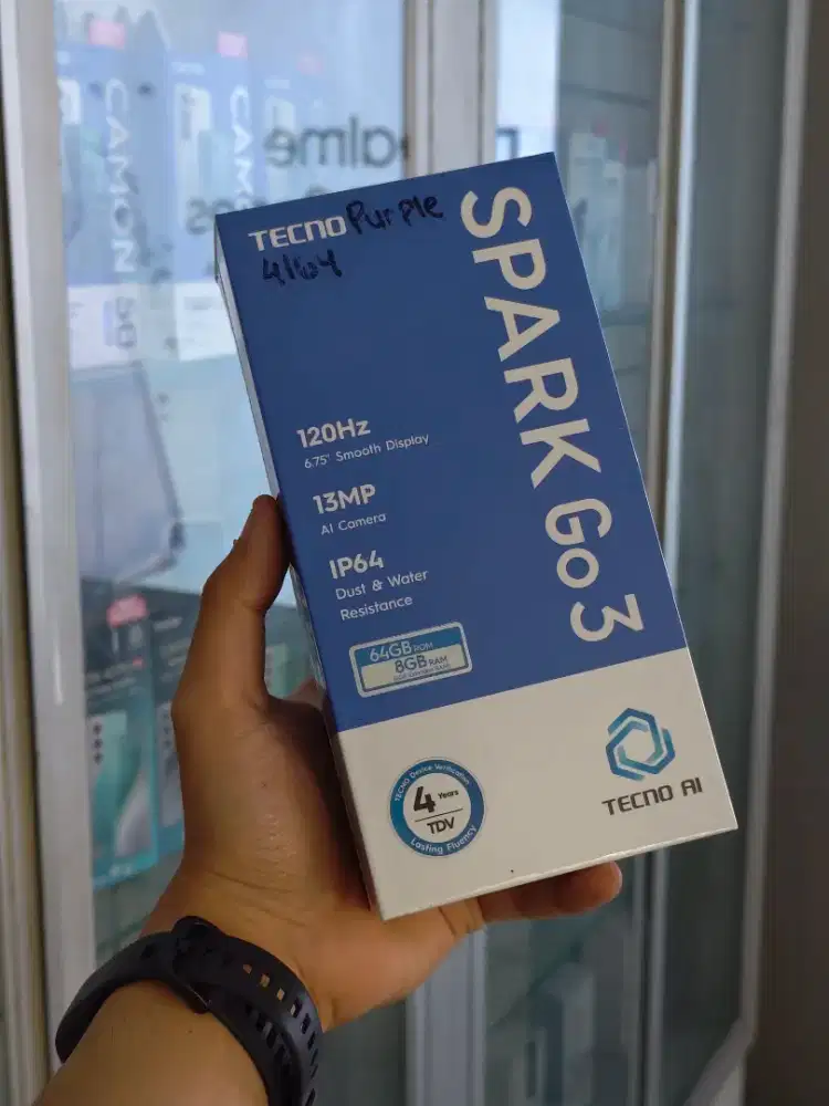 Tecno Spark Go 3 4/64GB (new) *Bisa cod, fastrespon WhatsApp