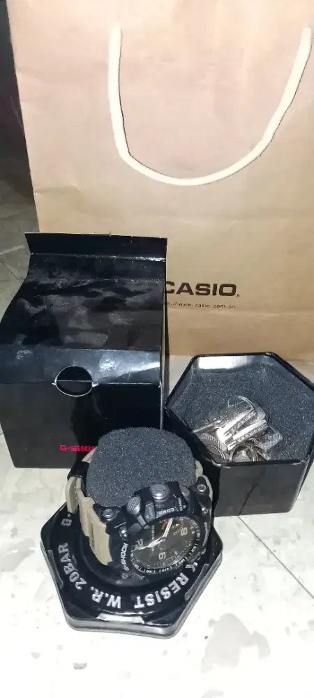 Casio G shock mudmaster GG 1000 1A5 Original cream