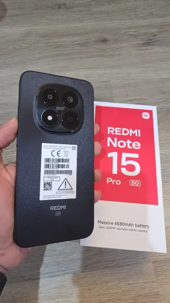 Xiaomi Redmi Note 15 Pro 5G 256gb Fullset Mulus