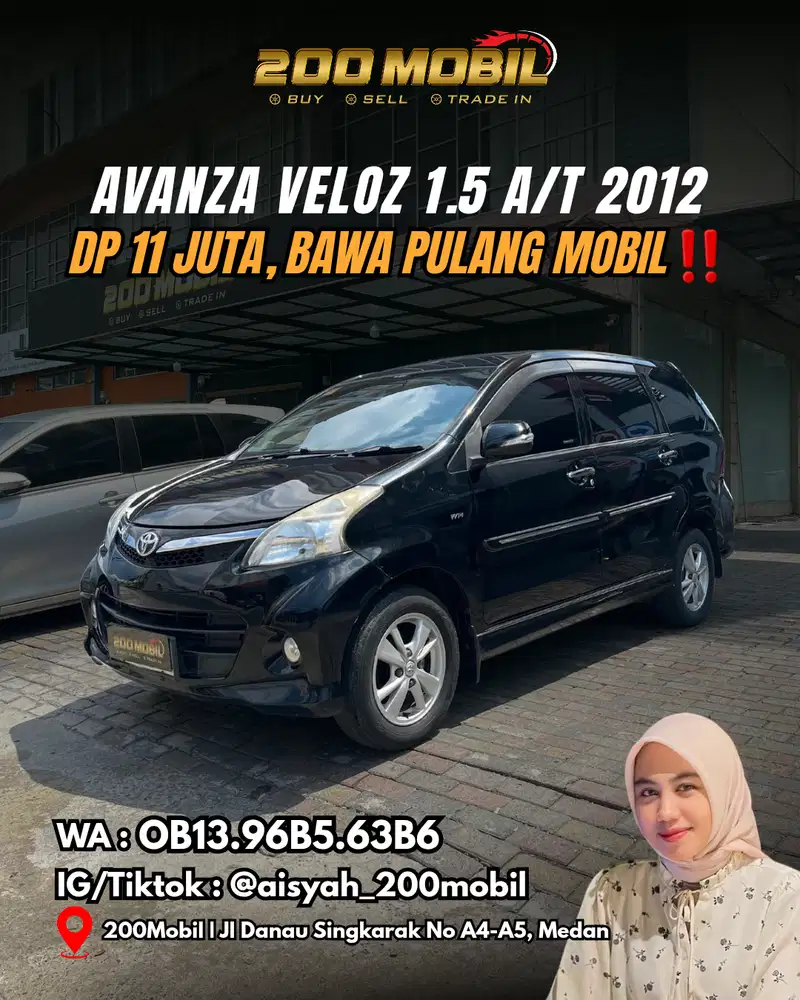 Toyota Avanza Veloz 1.5 A/T 2012 Bensin