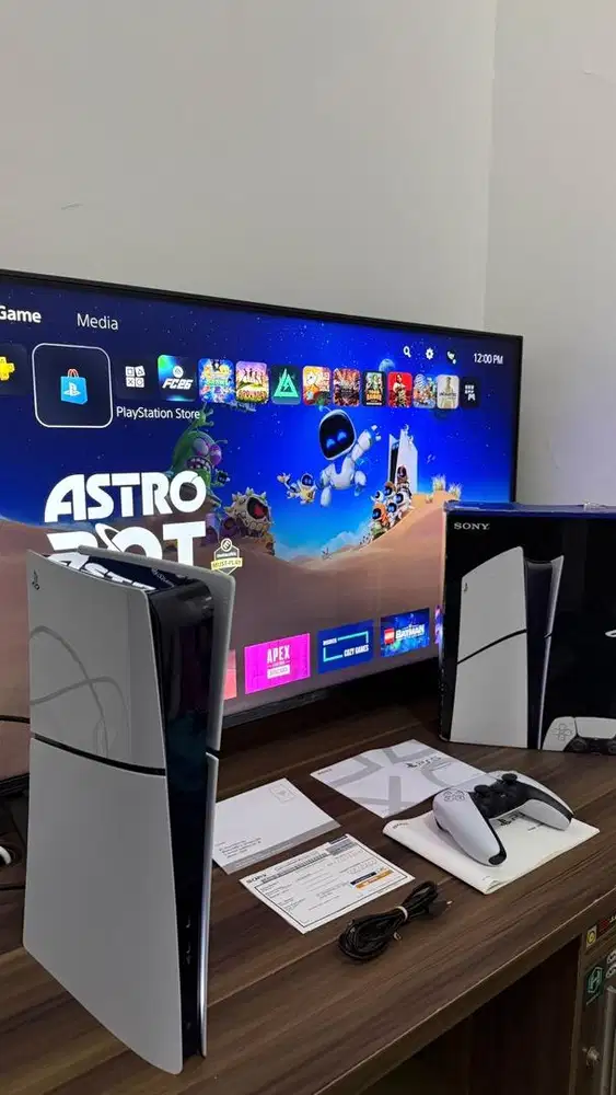 PS5 Slim Digital 1TB (mulus & lengkap)