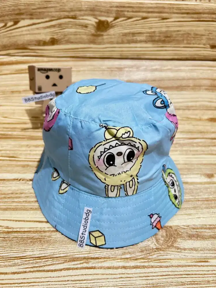Topi Bucket Anak usia 6-12th motif karakter kartun topi lucu murah
