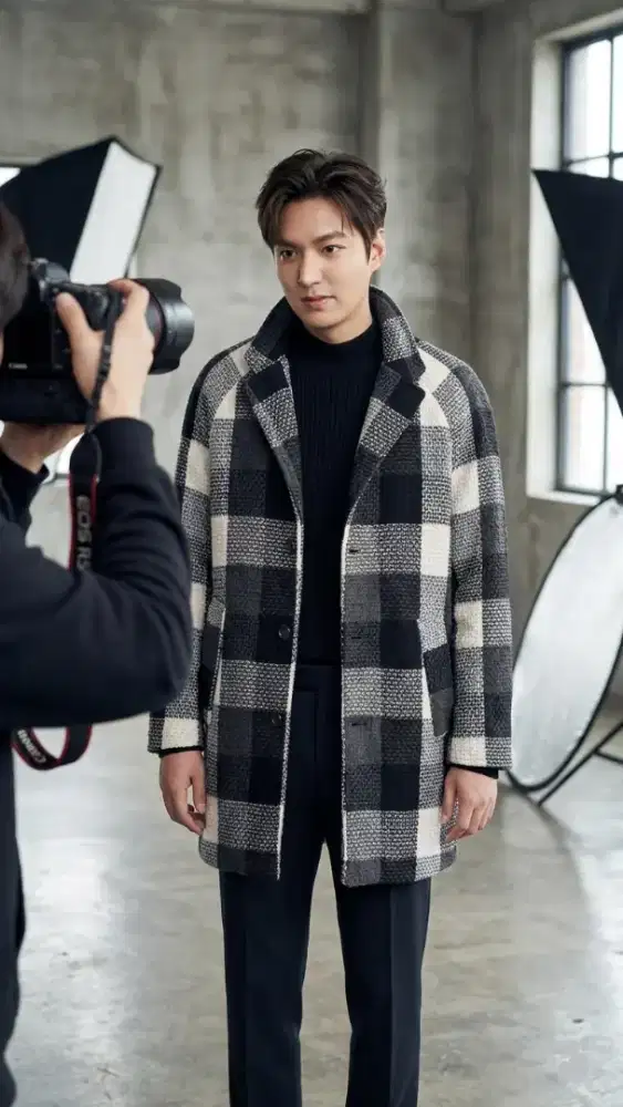 JF Brother Jacket Black And White Buffalo Plaid