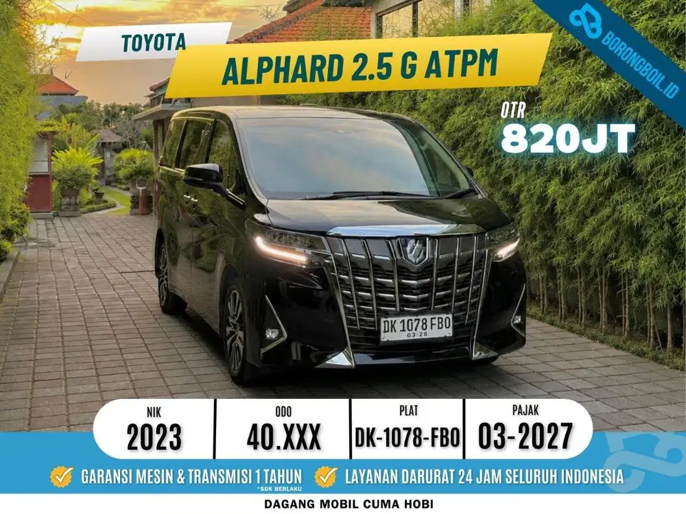 Toyota Alphard G ATPM TSS 2022/2023 LOW KM! | Elgrand Serena Voxy