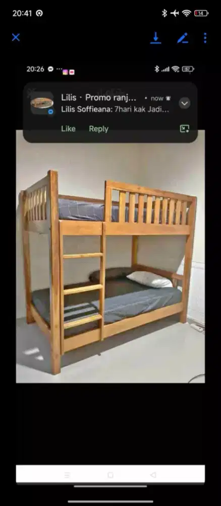 Dipan tingkat  minimalis