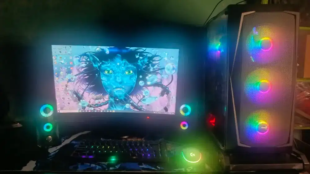 jual 1 Set PC gaming siap pakai jual BU