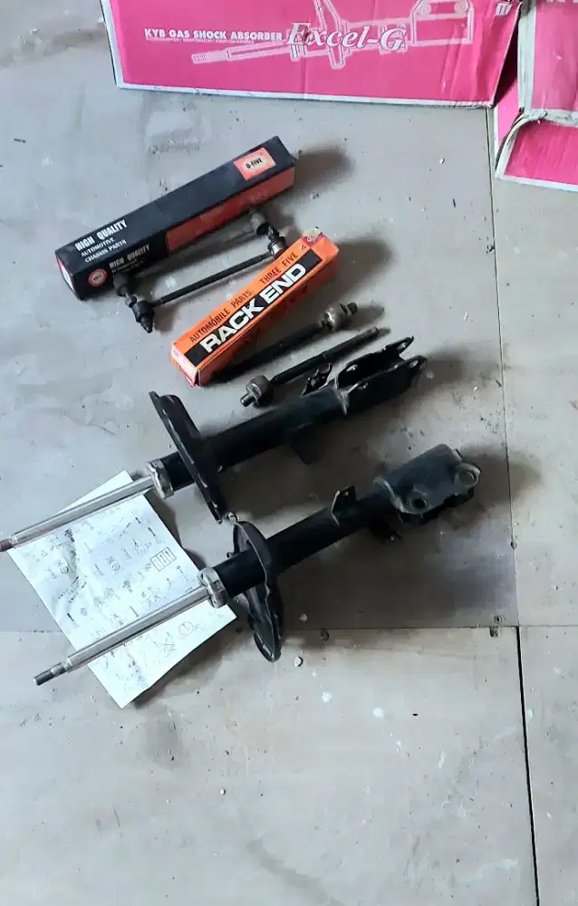 Shock breaker + kaki2 dll,utk Toyota Harrier