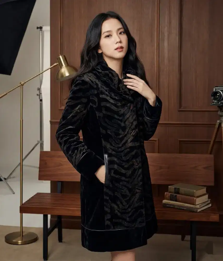 La  Paola Coat winter zebra branded