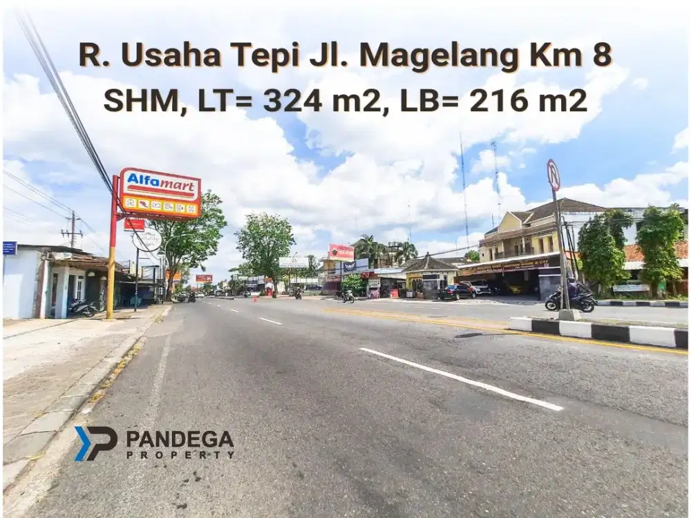 Ruko Ruang Usaha Jl Magelang Km 8, 2 Lantai Sendangadi, Dekat Mall SCH, JCM, Jombor, UTY, MMTC