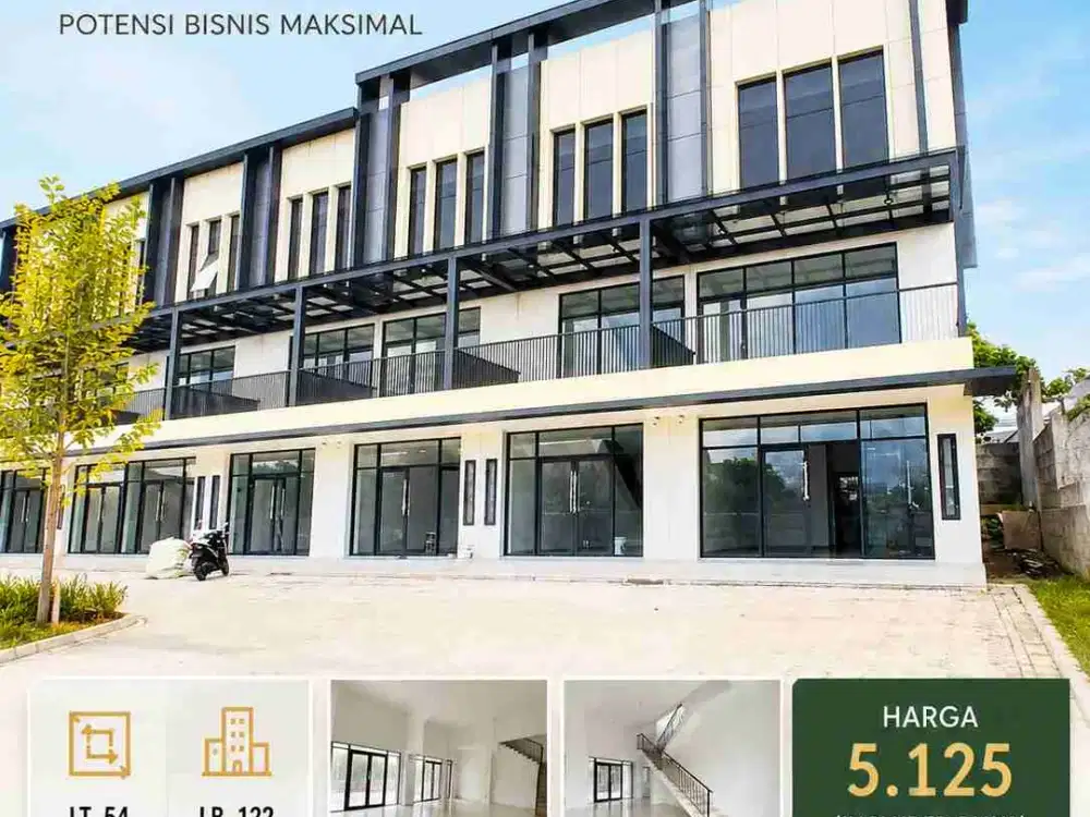 Ruko Botanica brand new Bintaro include biaya