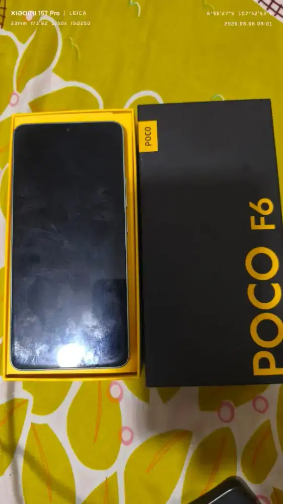 POCO F6 12GB/512GB – Like New, Performa Flagship.