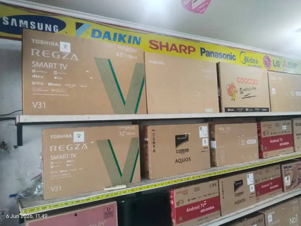 Cicilan TV Digital Resmi tanpa DP , syarat cukup KTP saja